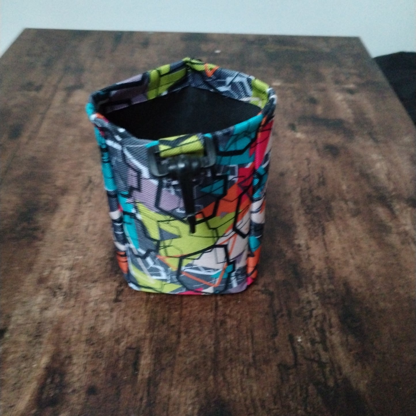 Small multi coloured treat bag.