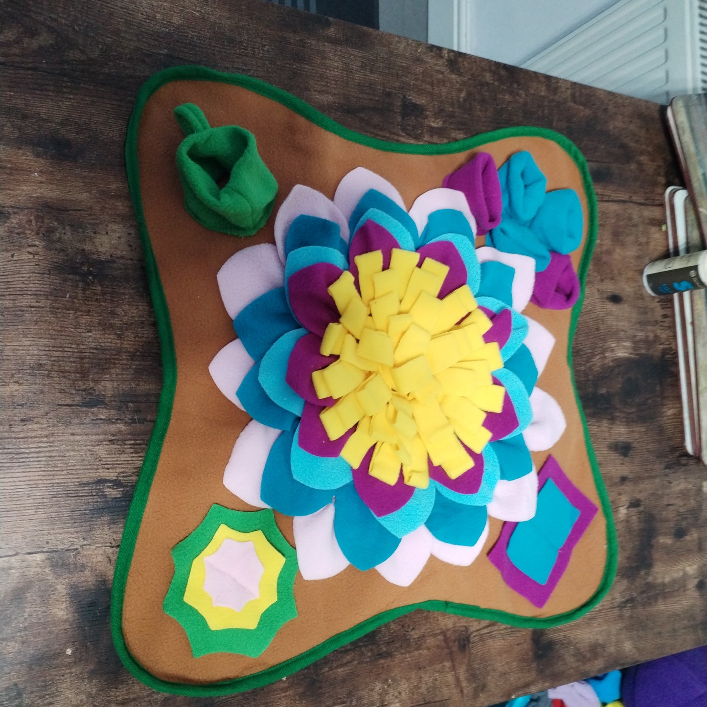 Purple/Blue Flower Activity Mat.