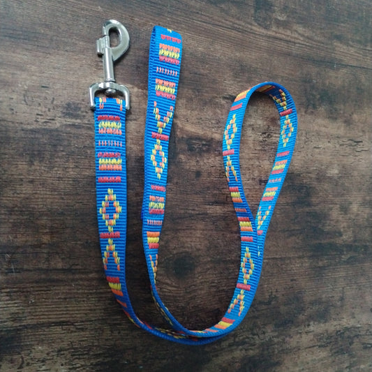 116cm Blue Patterned Lead