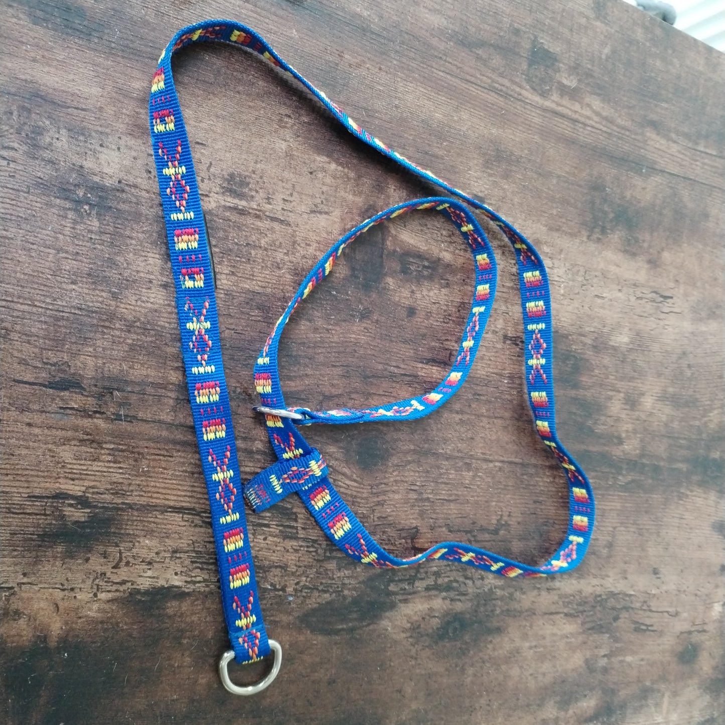 Royal Blue Patterned Slip Lead