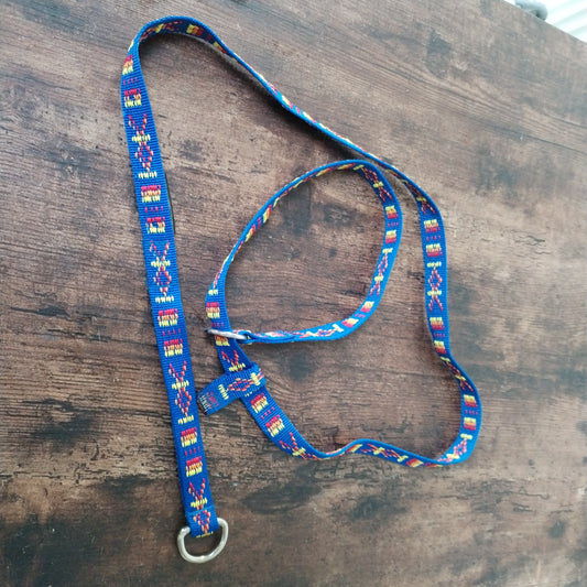 Royal Blue Patterned Slip Lead