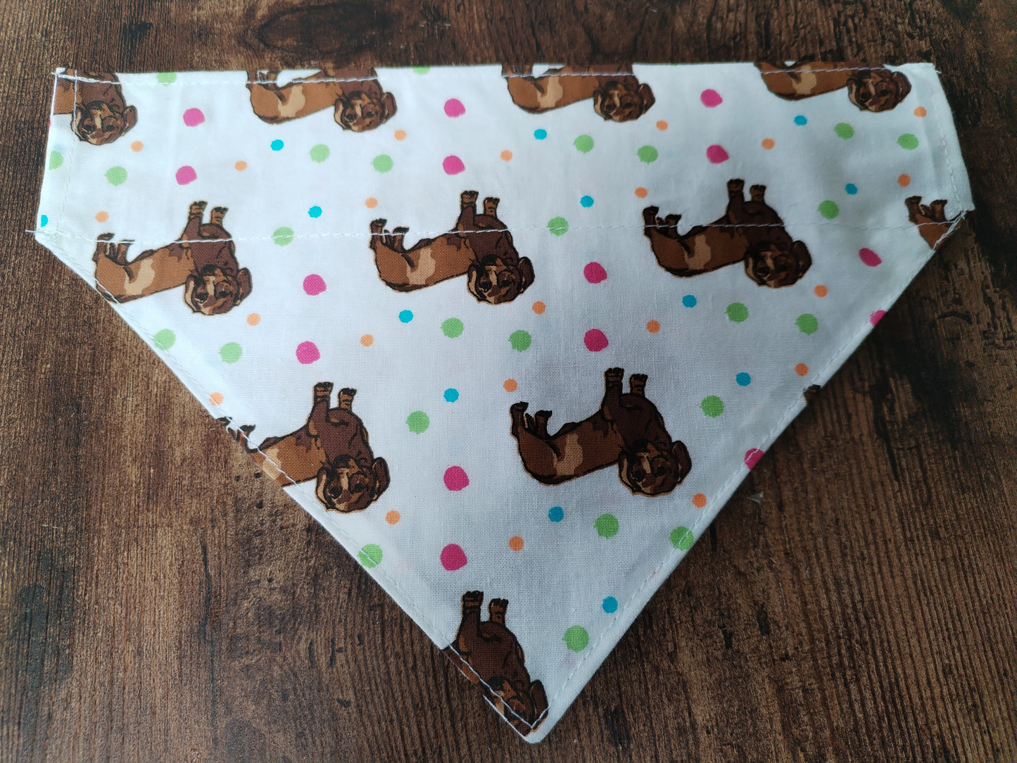 Small Collar Through Sausage Dog Bandana