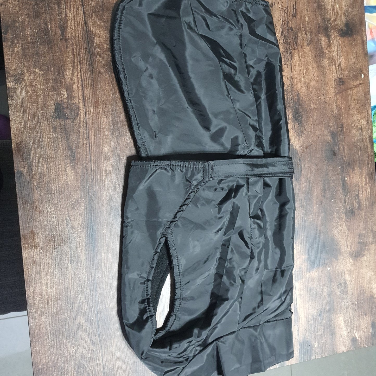 20" Black Waterproof Dog Coat.