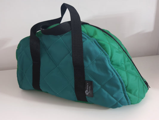 Teal and Green Padded Waterproof Treat and Train Bag