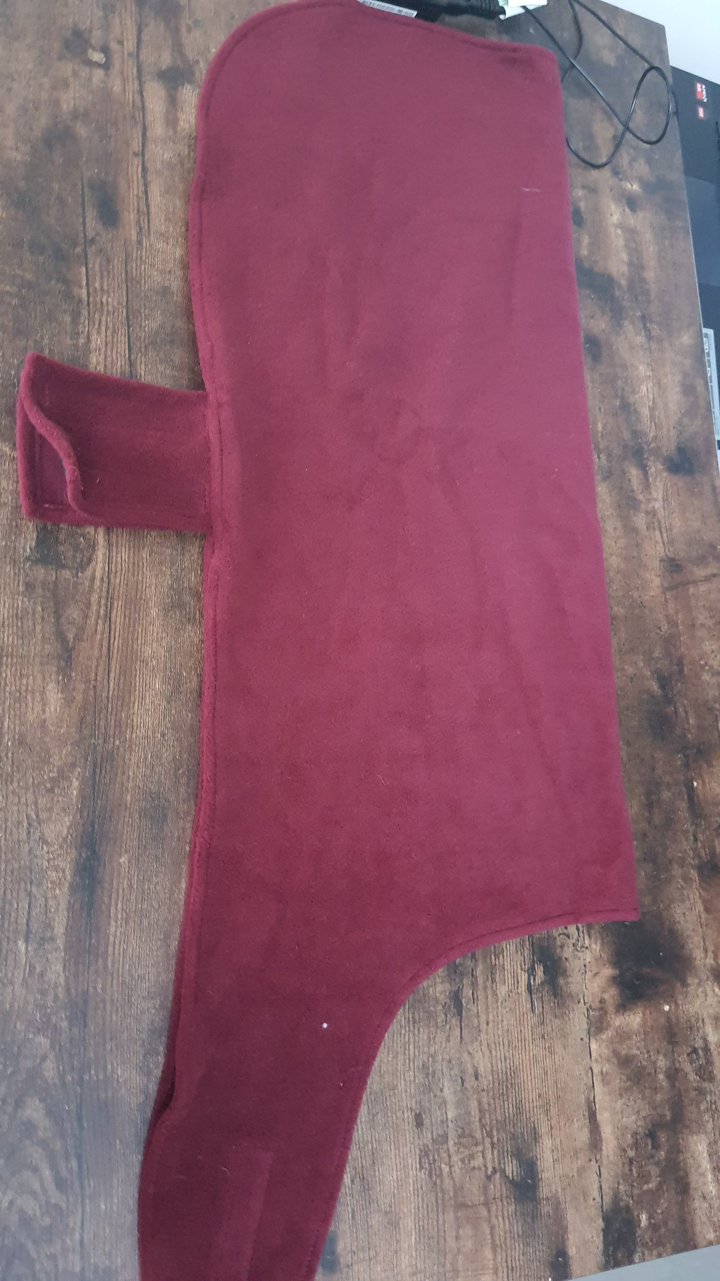 27" Maroon lightweight Fleece Dog Coa